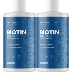 Maple Holistics front bottle showing clean branding and ingredient highlights for gentle volume