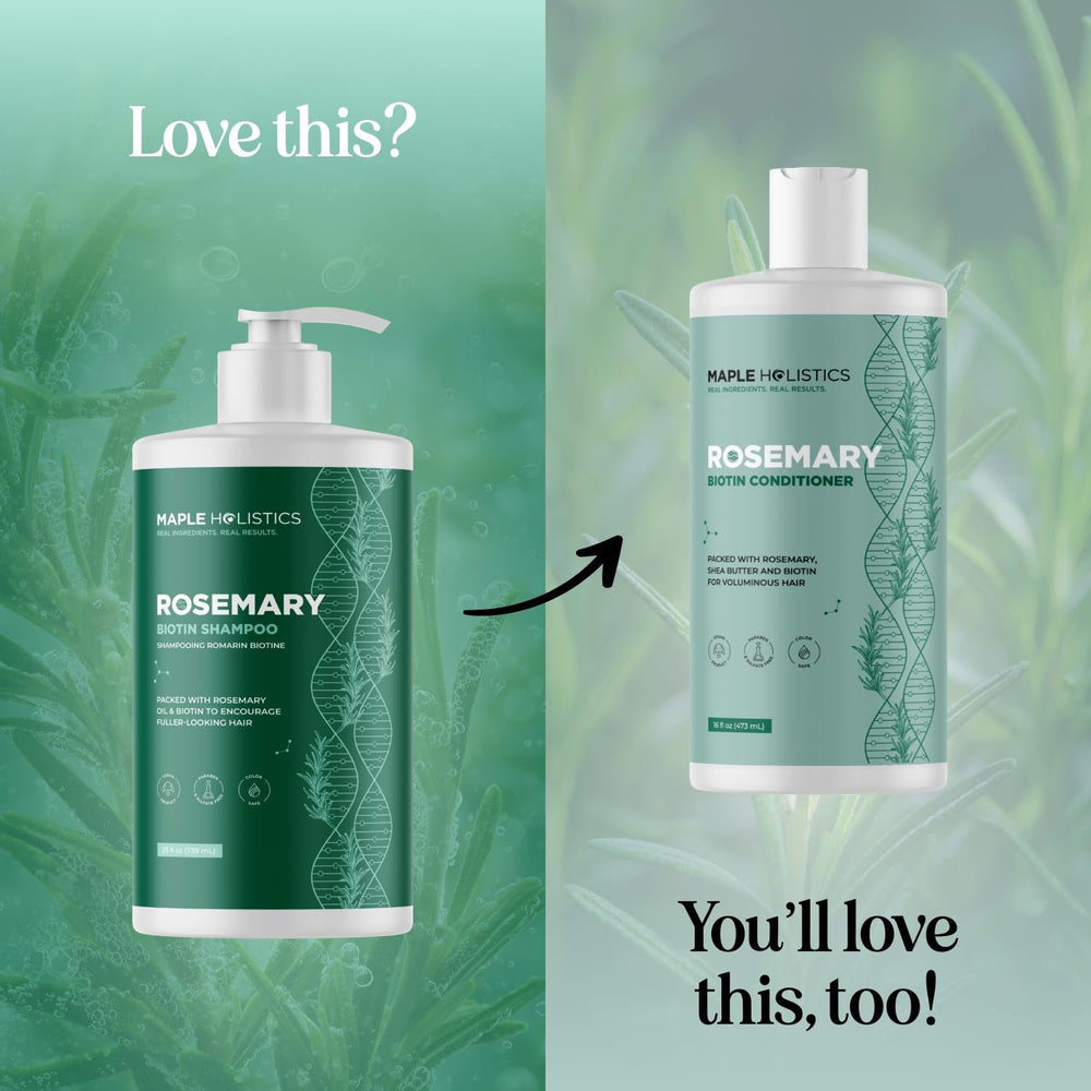 Maple Holistics shampoo in shower illustrating daily use convenience