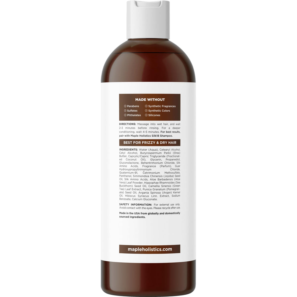 Hand holding Maple Holistics bottle to show true scale and travel-friendly size