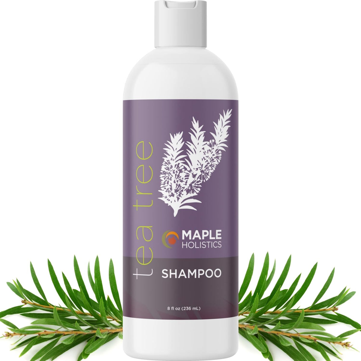 Maple Holistics front bottle view showing clean packaging and benefits