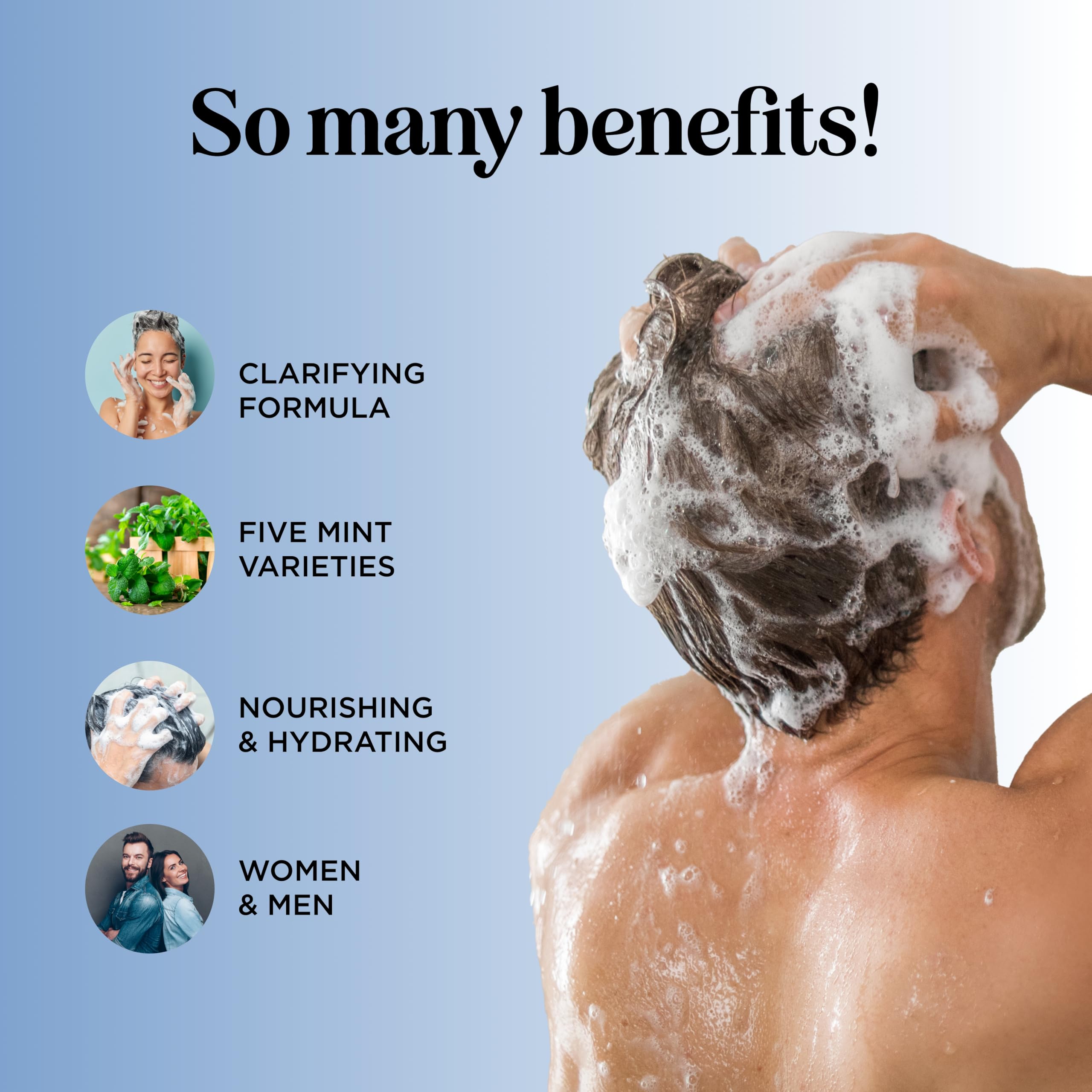Maple Holistics shampoo foam texture image showing gentle cleansing benefit
