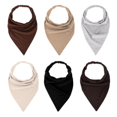 MapofBeauty front view pack showing six neutral headbands and convenience