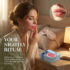 MAQIHAN lifestyle spa setup showing relaxing, easy lip care ritual