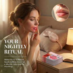 MAQIHAN lip mask staged on bedside tray for a relaxing at-home spa experience and routine