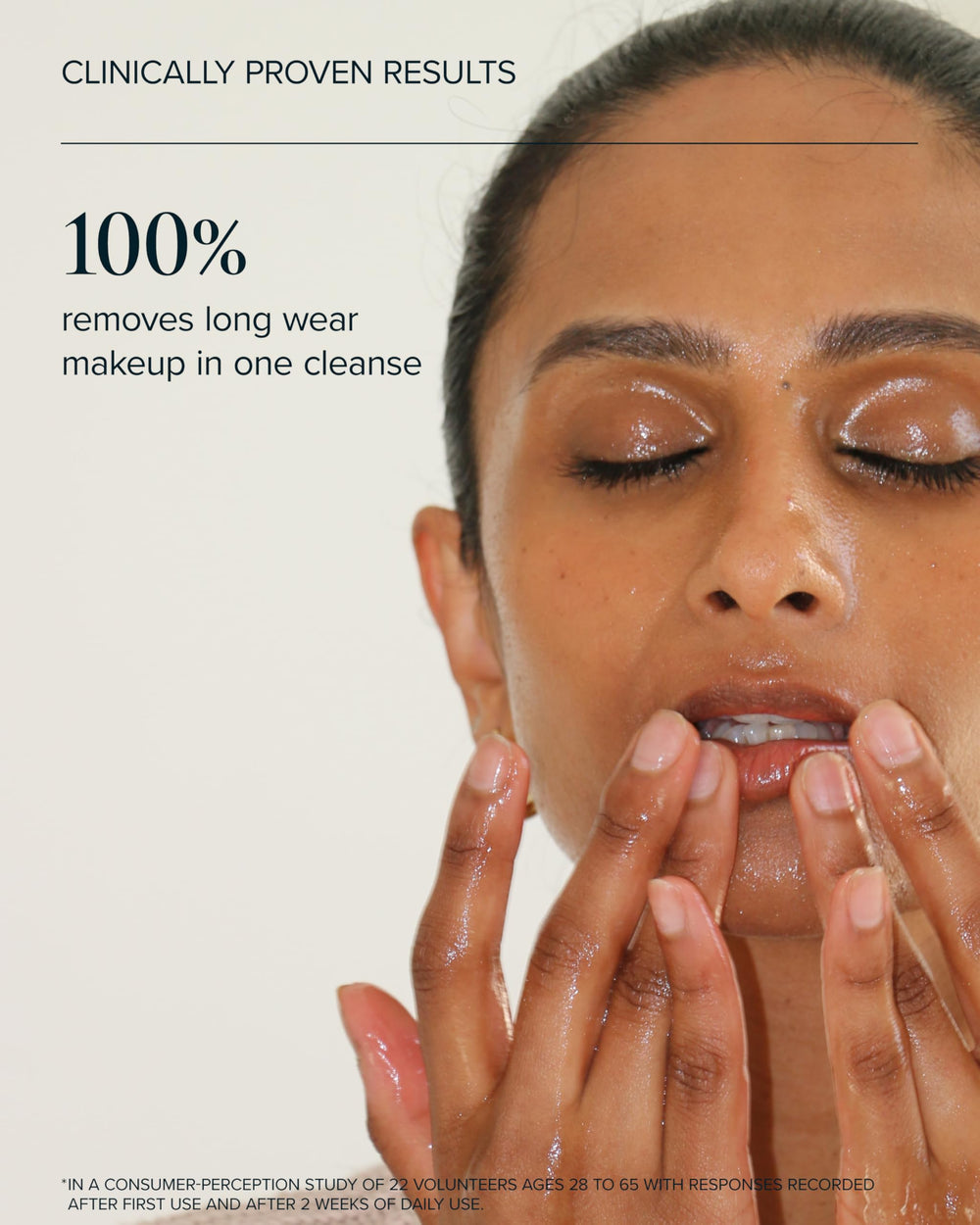 MARA label detail showing clean formula claims and ingredient benefits for sensitive skin