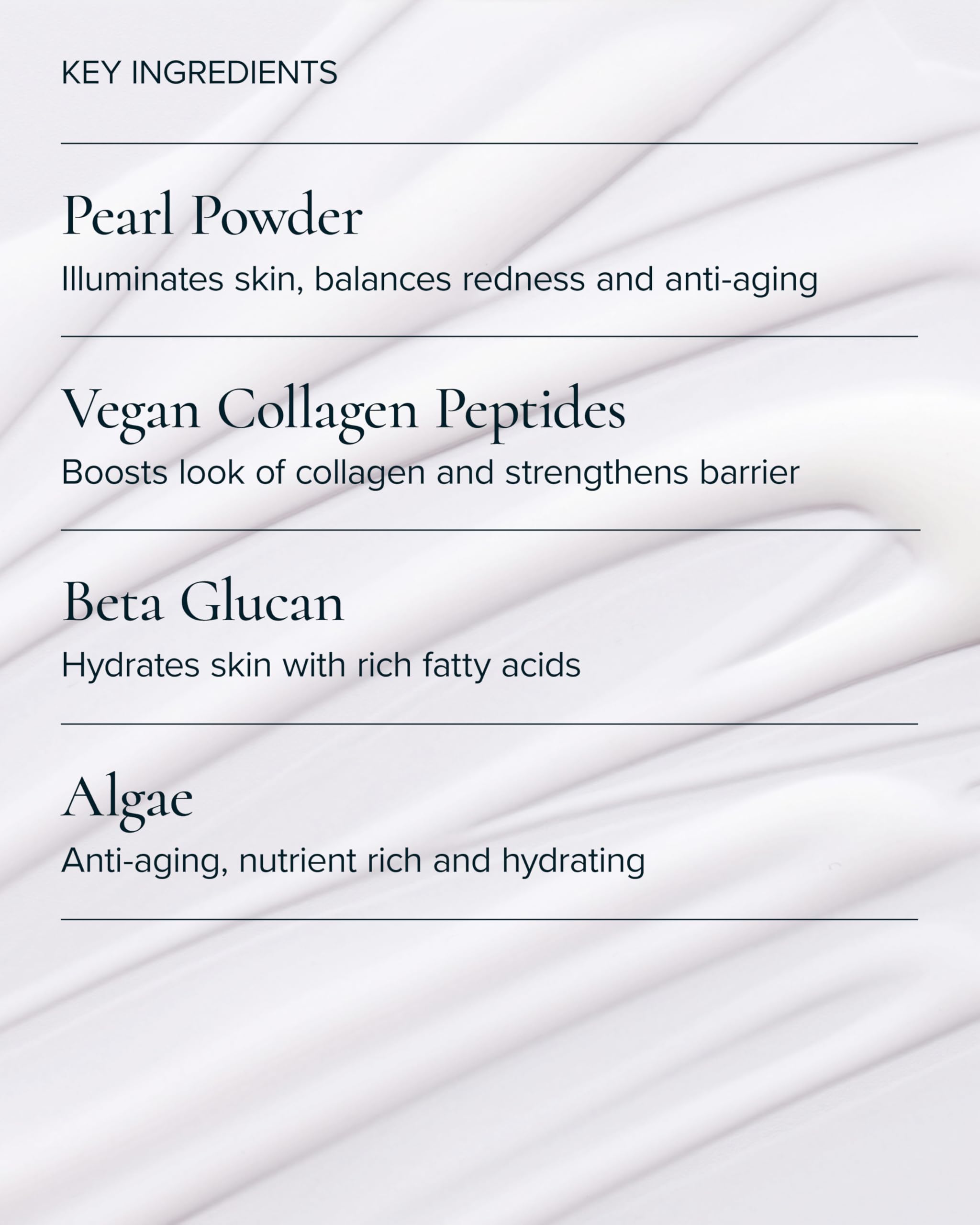 MARA marine ingredient display highlighting peptide and sea extracts