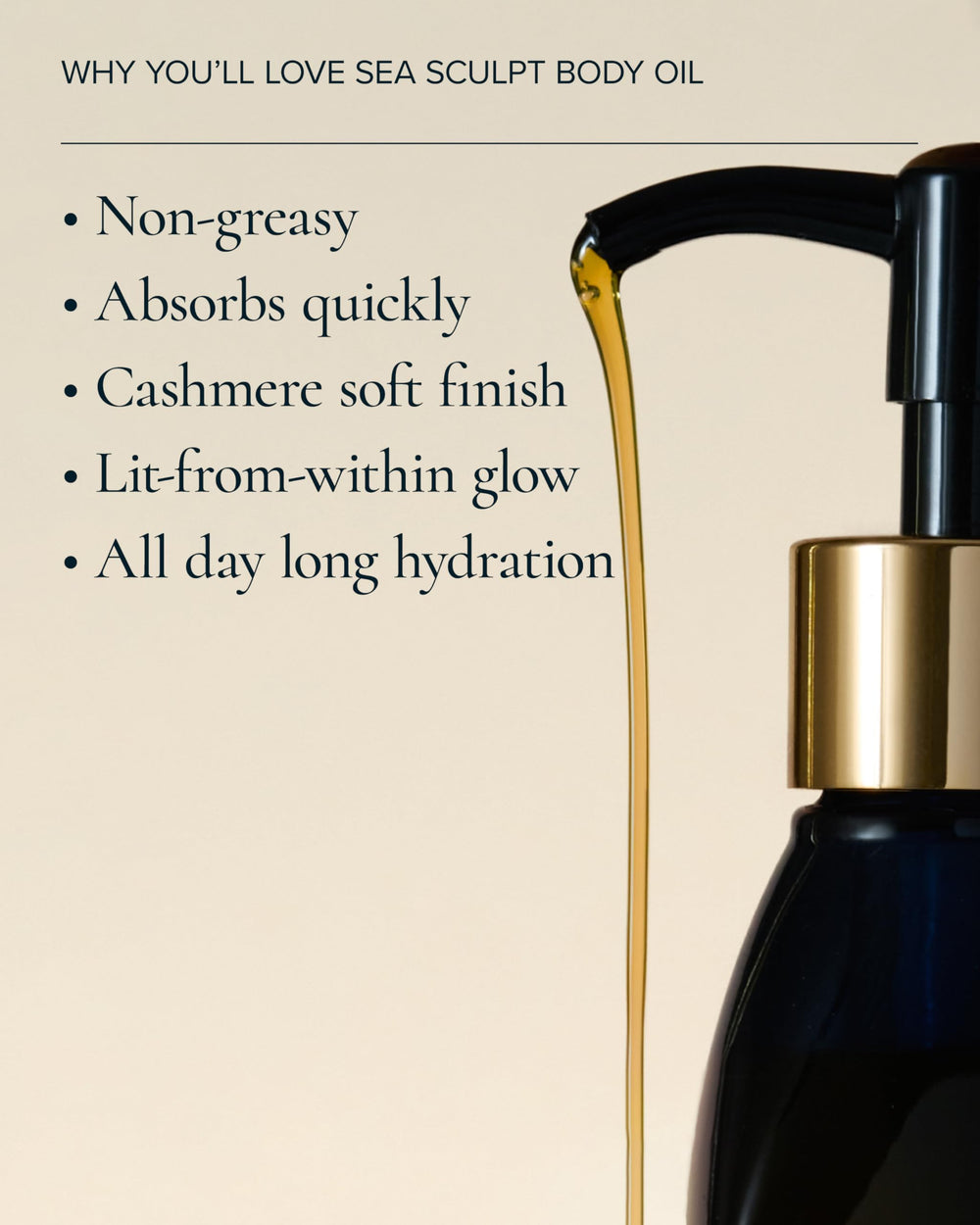 MARA algae extract closeup emphasizing natural contouring benefit