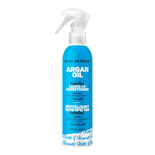 Marc Anthony Arg an Oil leave-in front packaging showing bottle and clear branding for easy identification