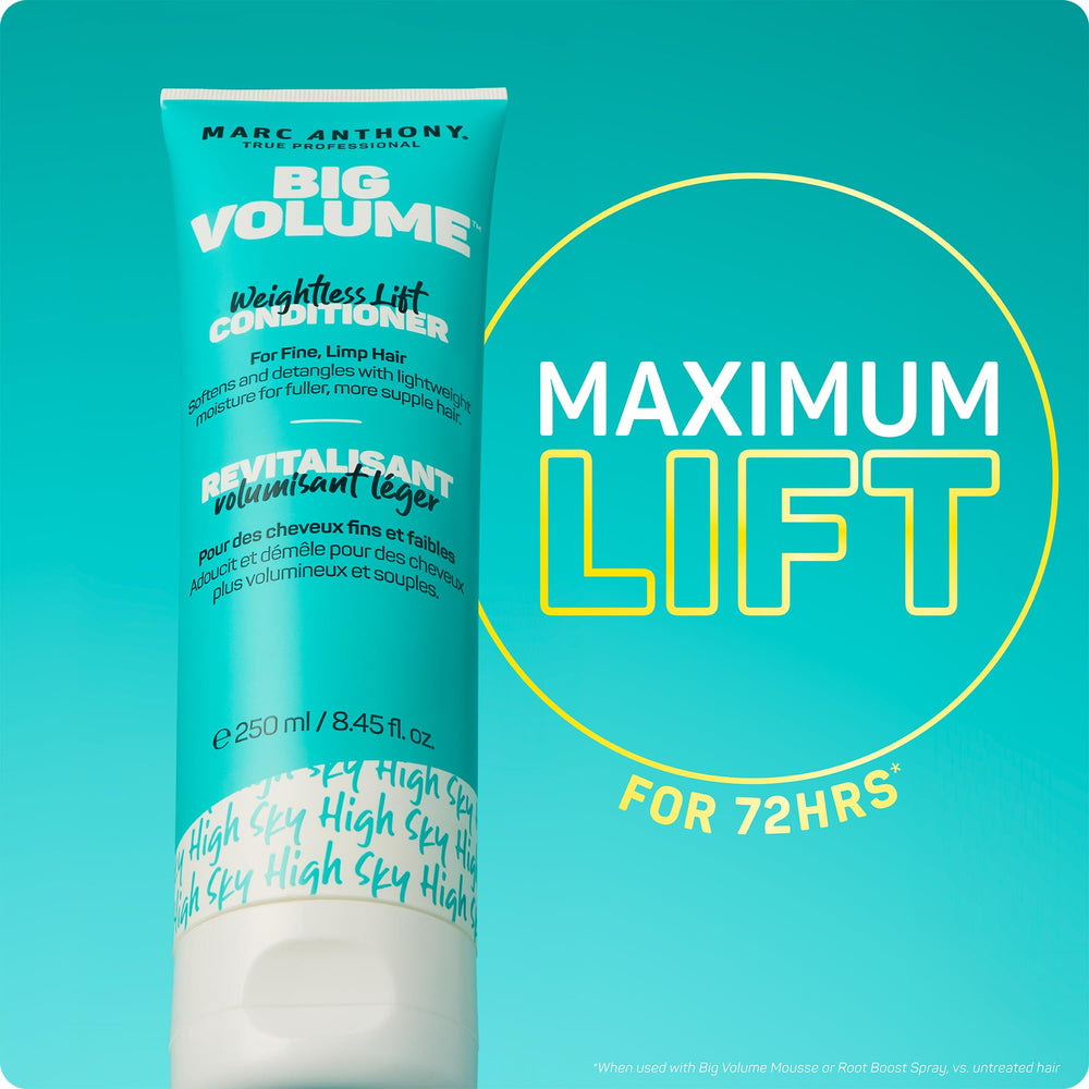 Marc Anthony conditioner creamy gel texture on palm for effortless application