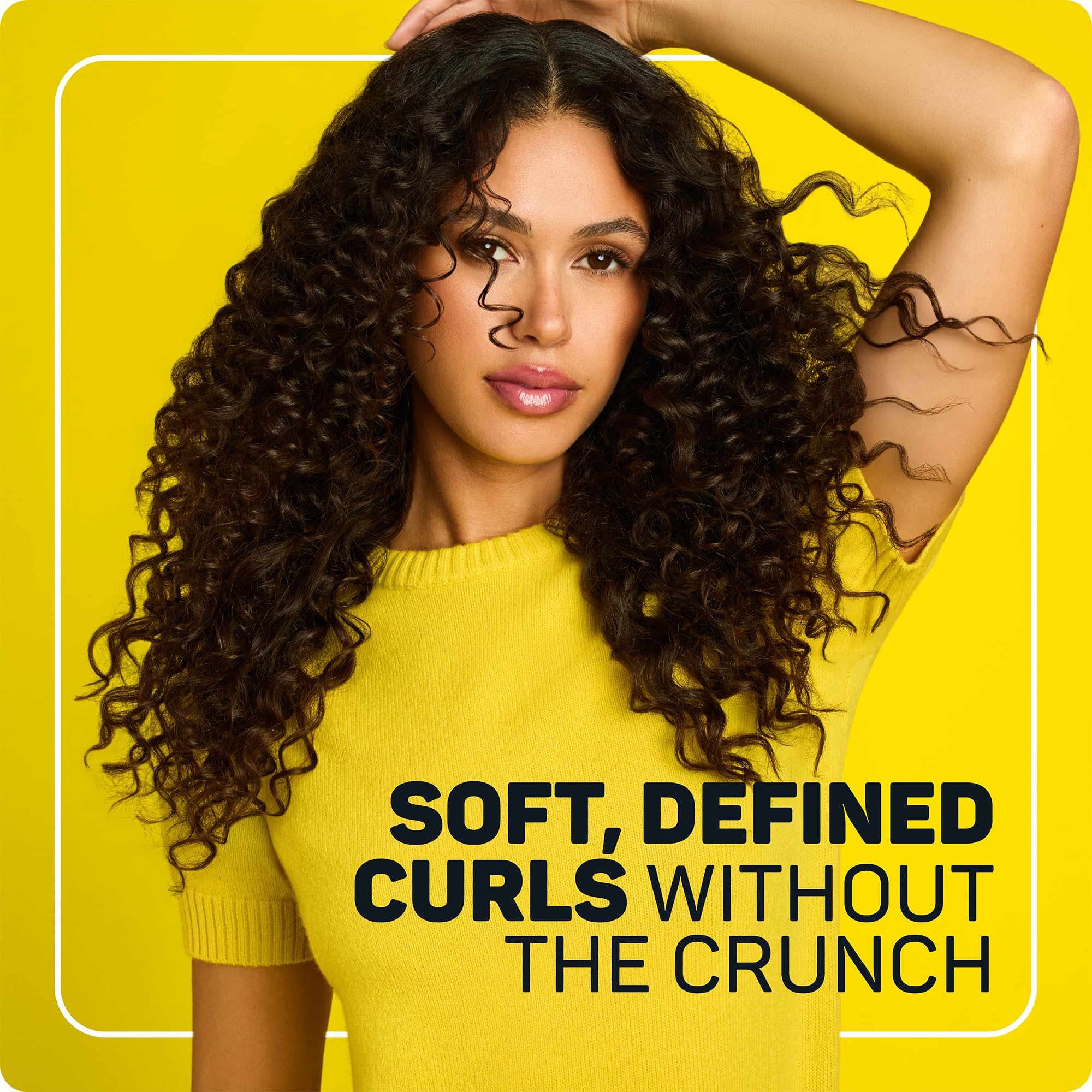 Marc Anthony defined curls after drying showing frizz control and soft shine