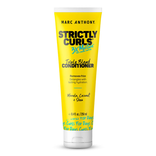 Marc Anthony front bottle view showing product and curl benefits