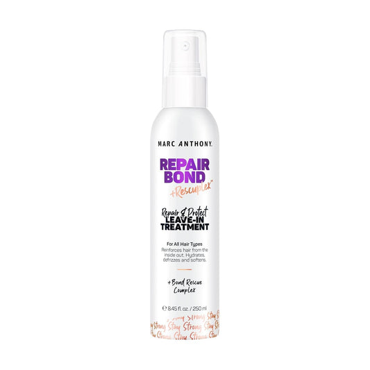 Marc Anthony front packaging showing bottle and label benefits