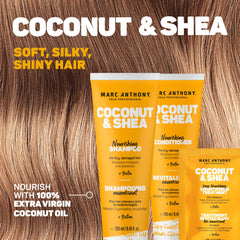 Marc Anthony hair mask application in hand showing rich formula for deep conditioning benefit