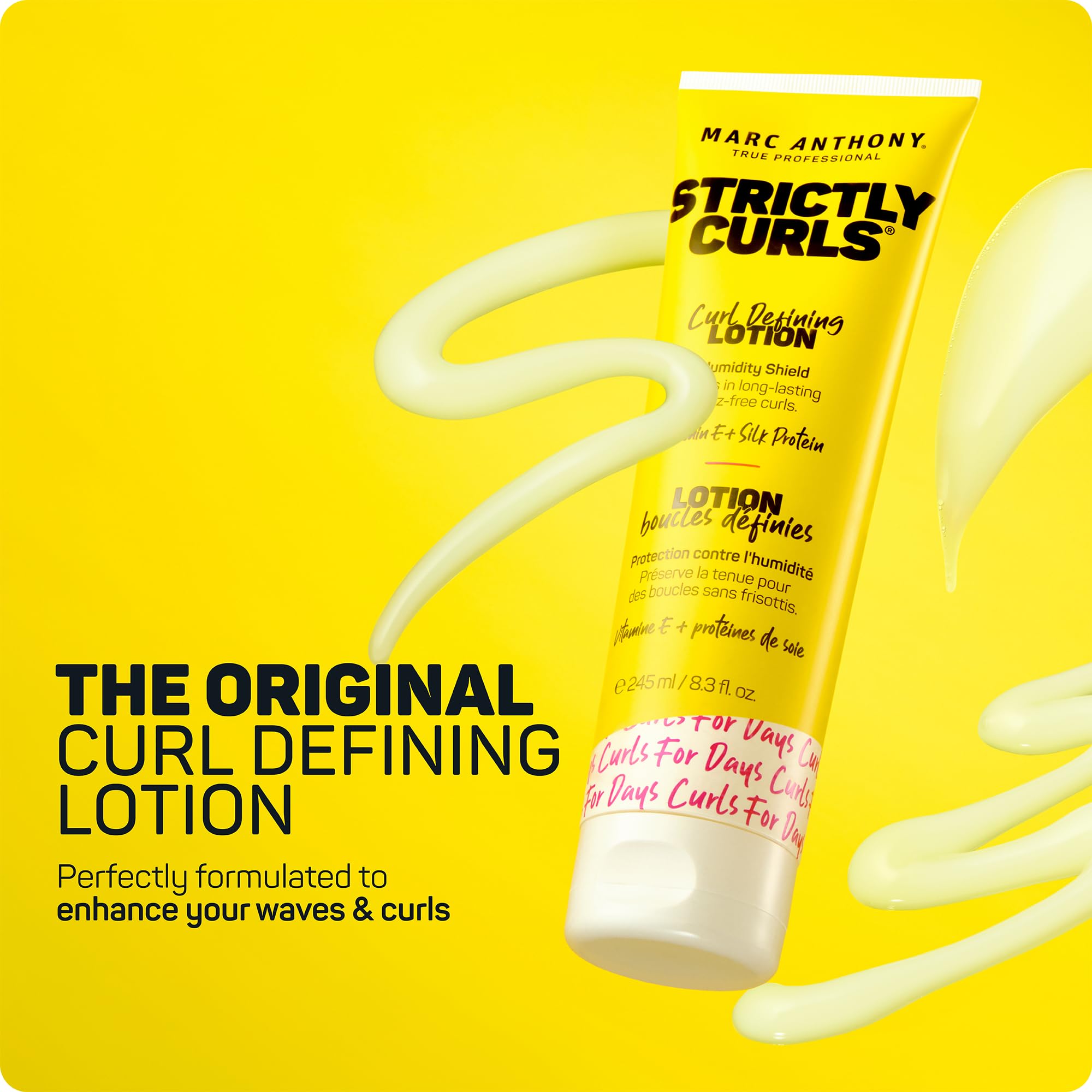 Marc Anthony silk protein and vitamin E representation for conditioning