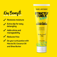 Marc Anthony close-up of creamy conditioner texture for easy detangling