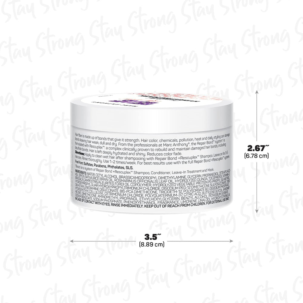 Marc Anthony open jar texture close-up revealing creamy mask for deep hydration