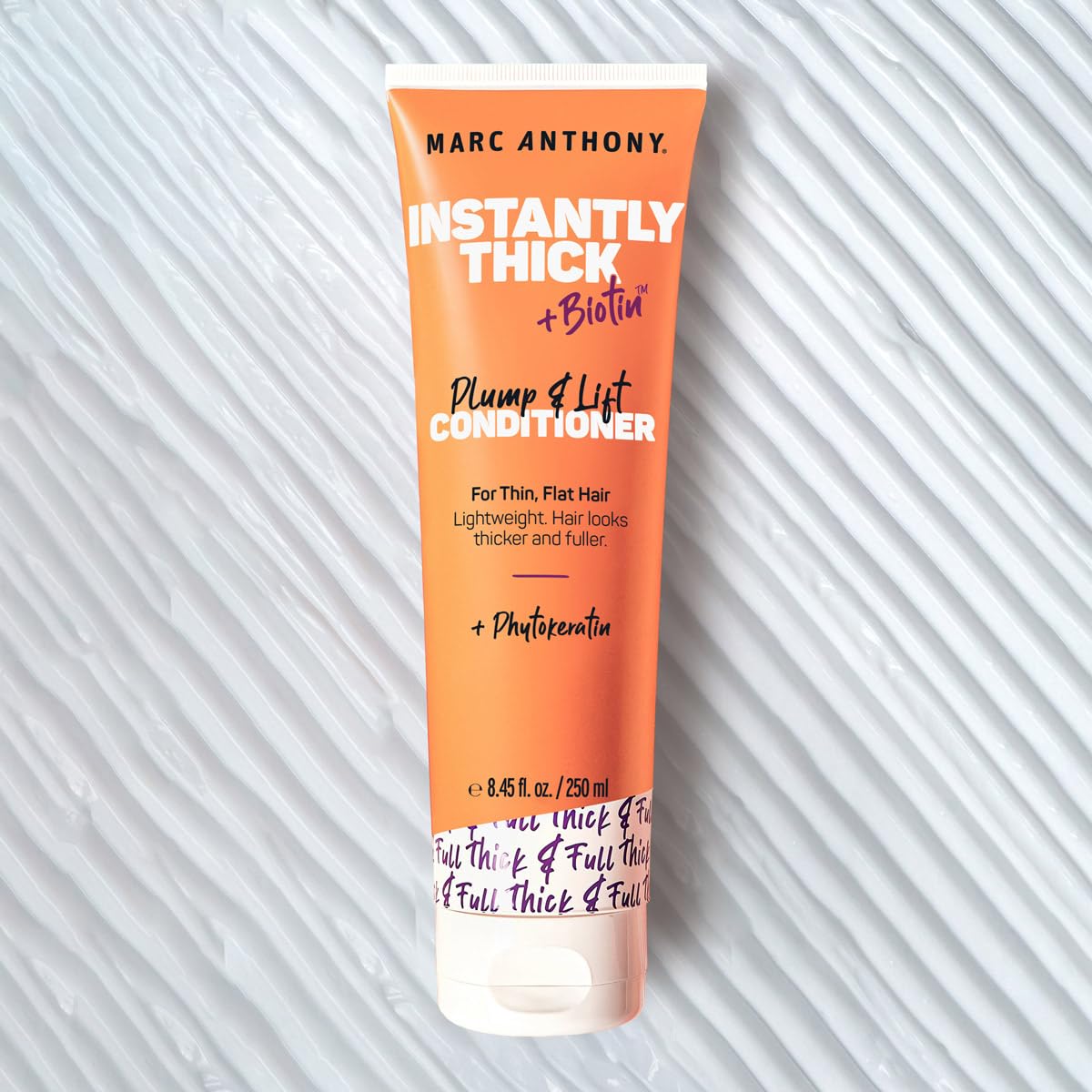 Marc Anthony close-up texture of conditioner cream for lightweight nourishment