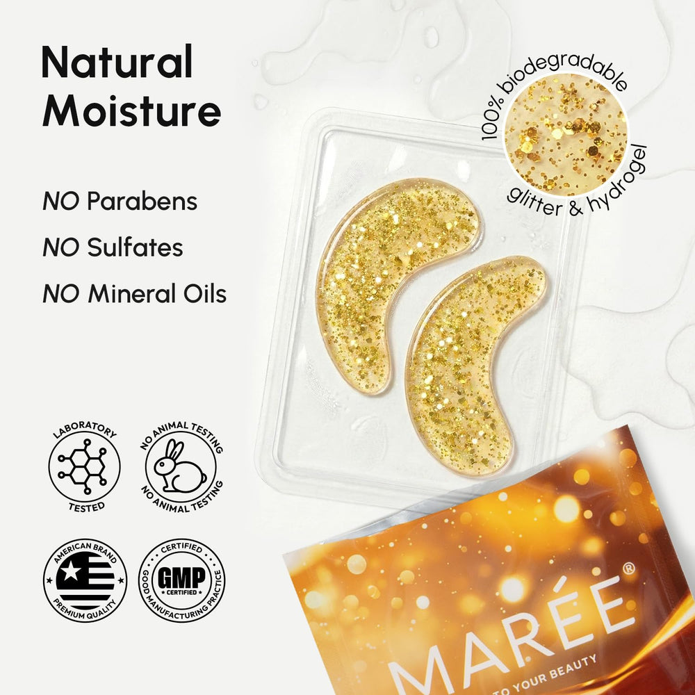 MAREE before and after view showing brighter under-eye area