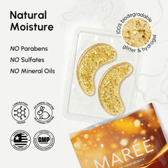 MAREE before and after view showing brighter under-eye area
