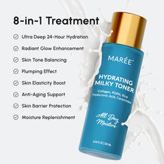 MAREE close-up rice ferment droplet highlighting gentle brightening benefit