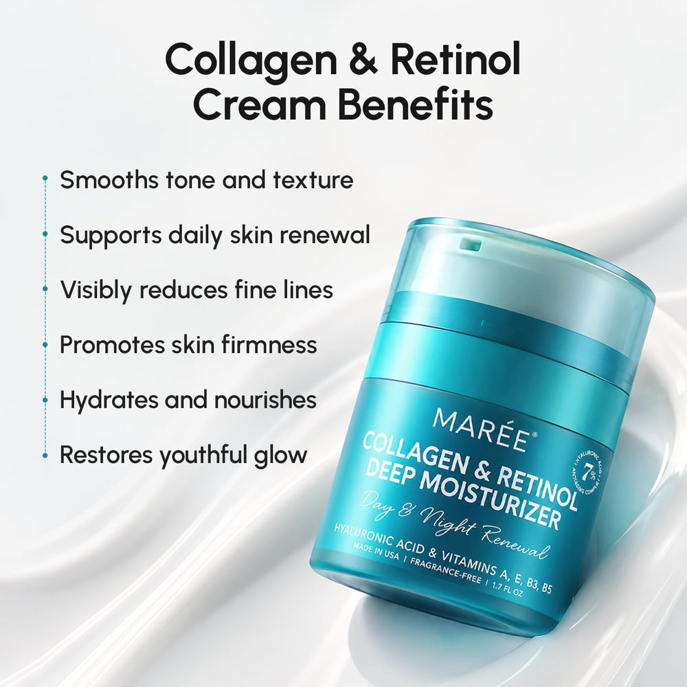 MAREE cream being applied to hand demonstrating quick absorption benefit