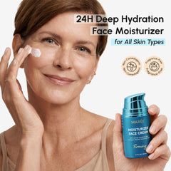 MAREE close-up of cream texture highlighting lightweight hydration