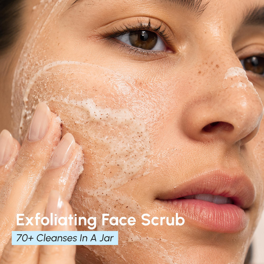 MAREE close-up of scrub texture demonstrating fine exfoliating particles and smoothness