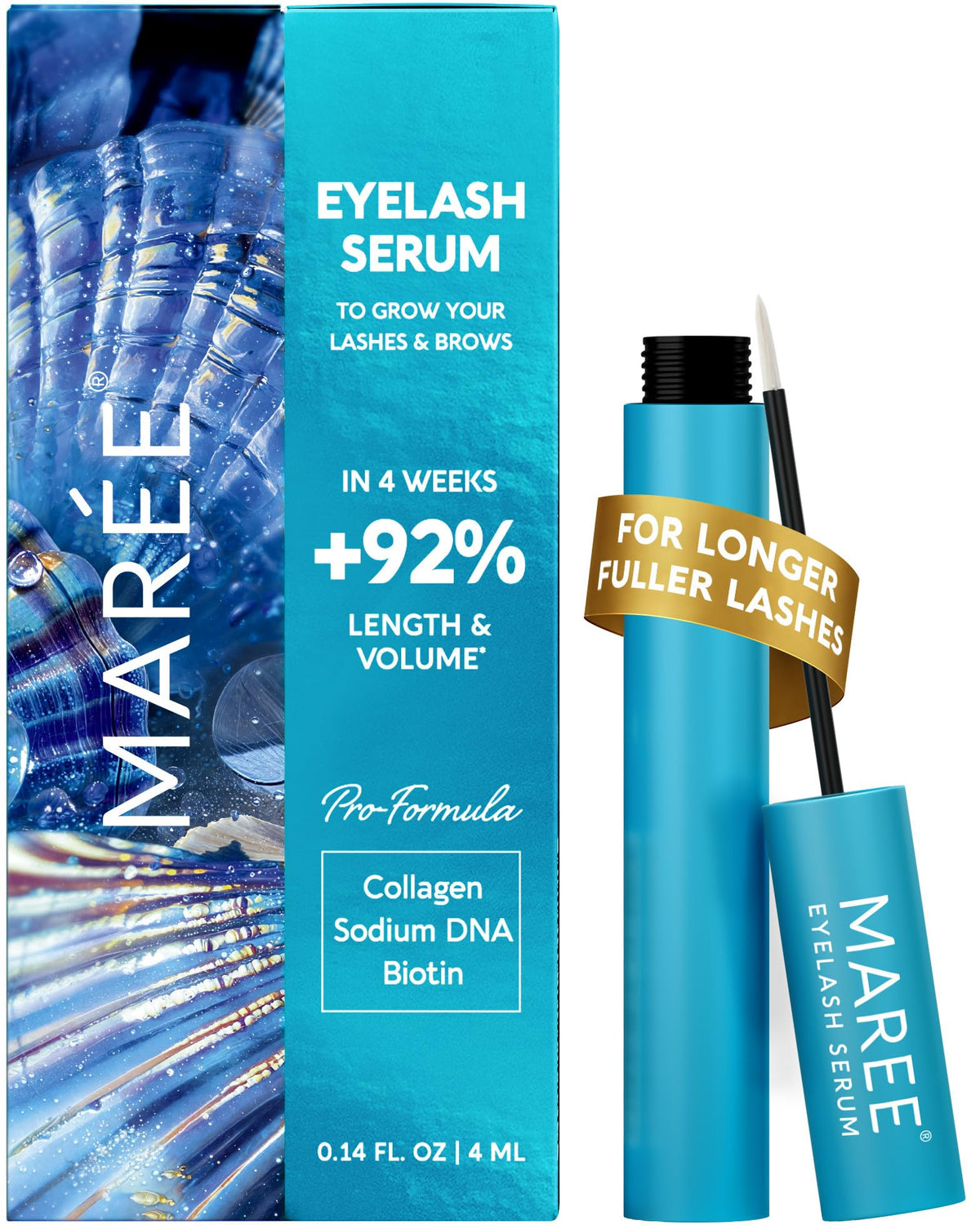 MAREE front packaging showing bottle and box, clear presentation and trust