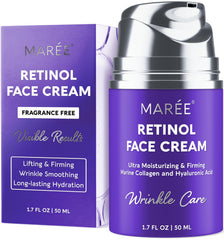 MAREE front packaging showing product and label, clear benefits visible