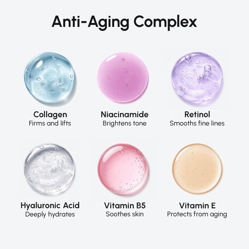 MAREE ingredients label closeup showing key actives for targeted benefits