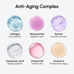 MAREE ingredients label closeup showing key actives for targeted benefits
