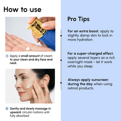 MAREE ingredient label showing key actives like retinol and hyaluronic acid benefits