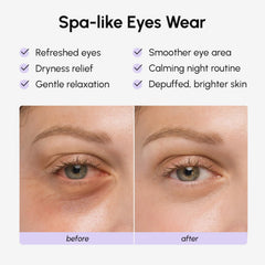 MAREE mask worn by model to show soothing fit and relaxed eyes