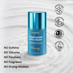 MAREE packaging label close-up showing active ingredients and clarity