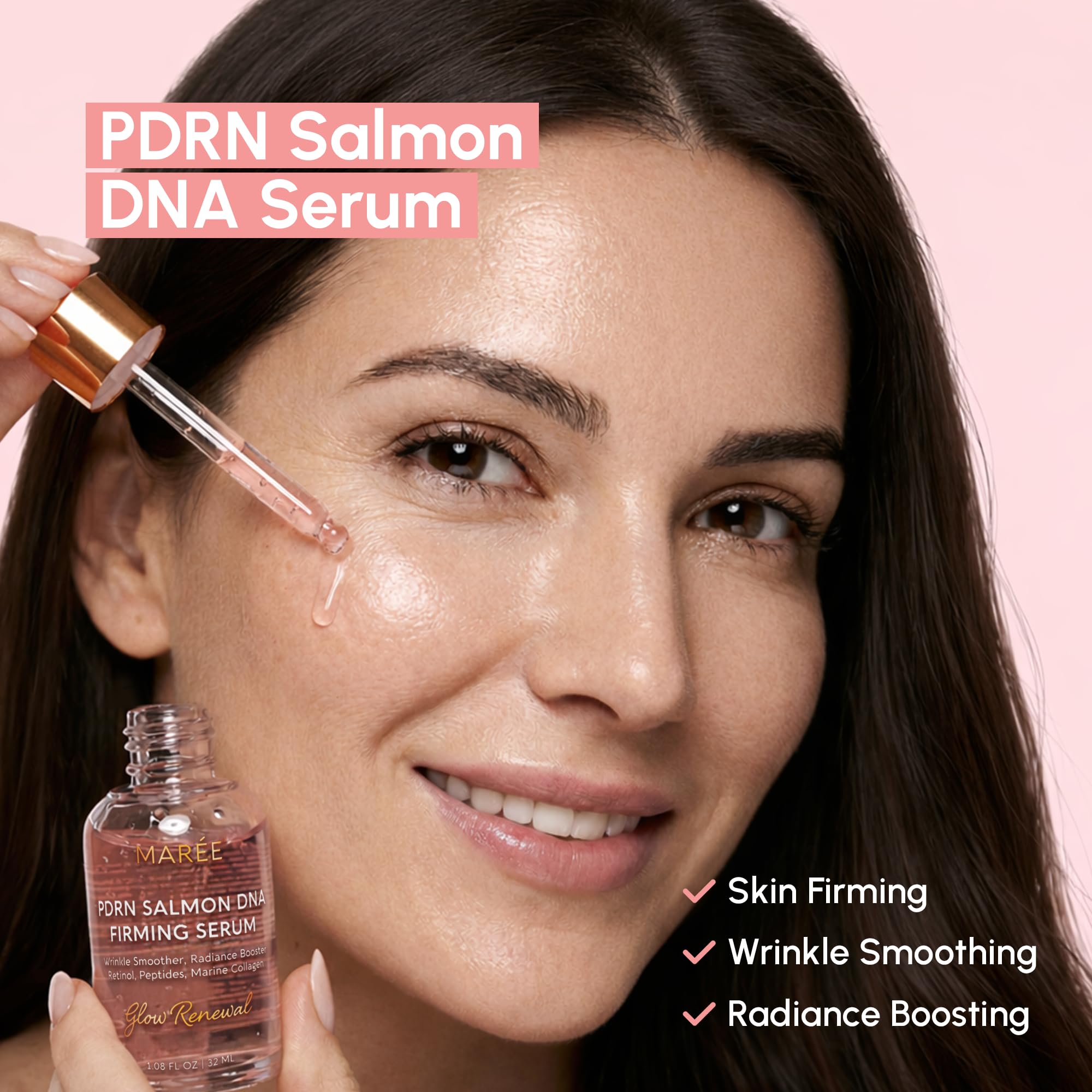 MAREE serum pipette dispensing clear drop highlighting absorbent texture