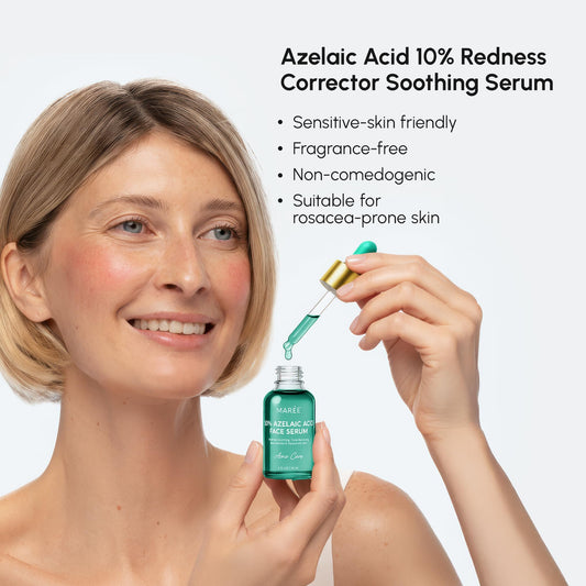 MAREE close-up serum drop highlight hydrating silky texture