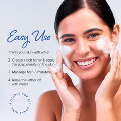 MAREE silicone brush beside bars for even application and better scrub