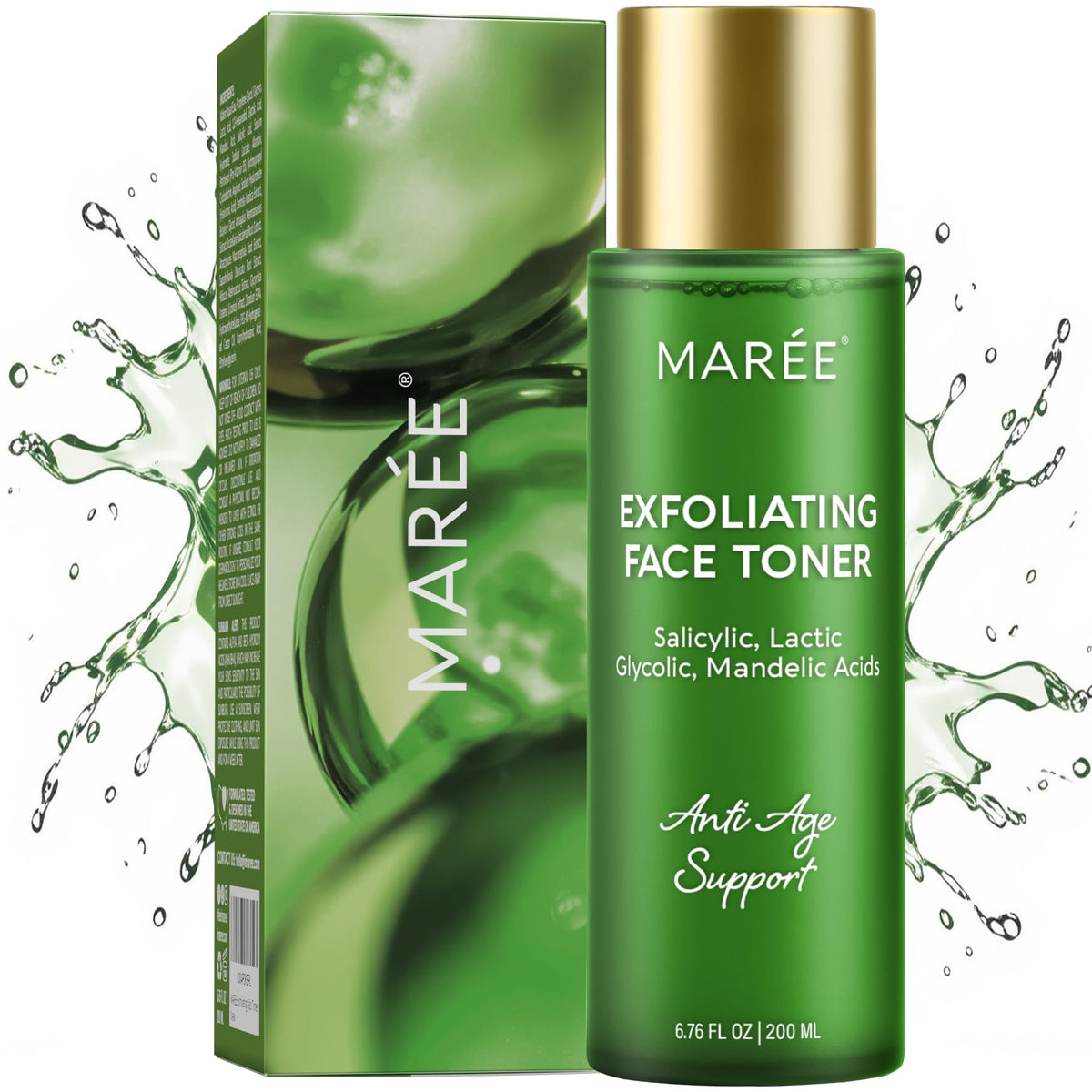 MAREE front bottle shot showing clean packaging and benefits