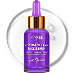 MAREE front bottle showing label and brightening benefit