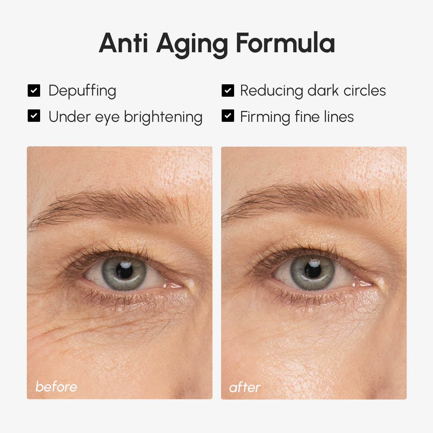 MAREE ingredient highlight displays retinol and caffeine for brightening benefits