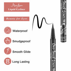 MARIA AYORA finished cat-eye look showcasing dramatic definition