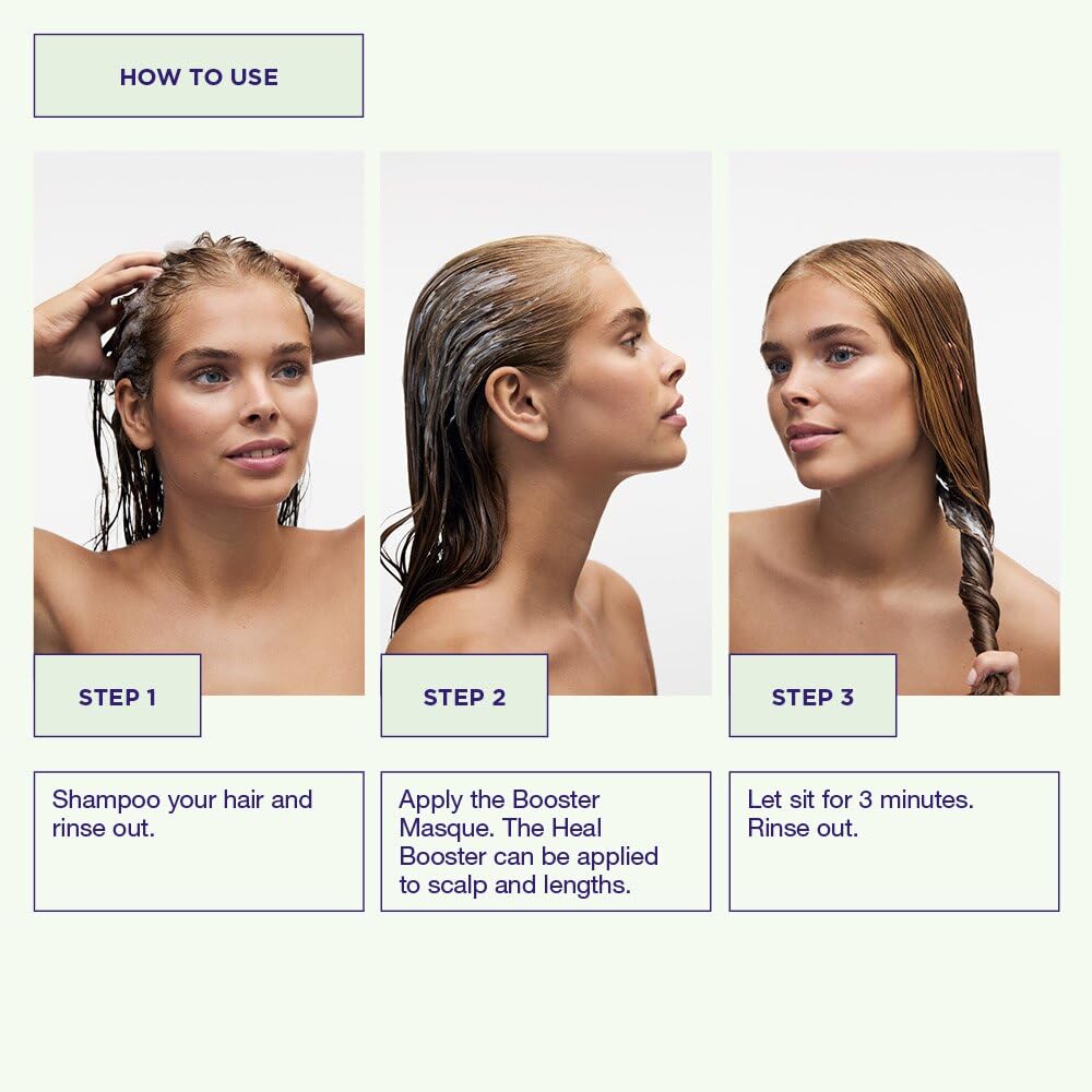 Maria Nila applied at scalp demonstrating soothing and relief