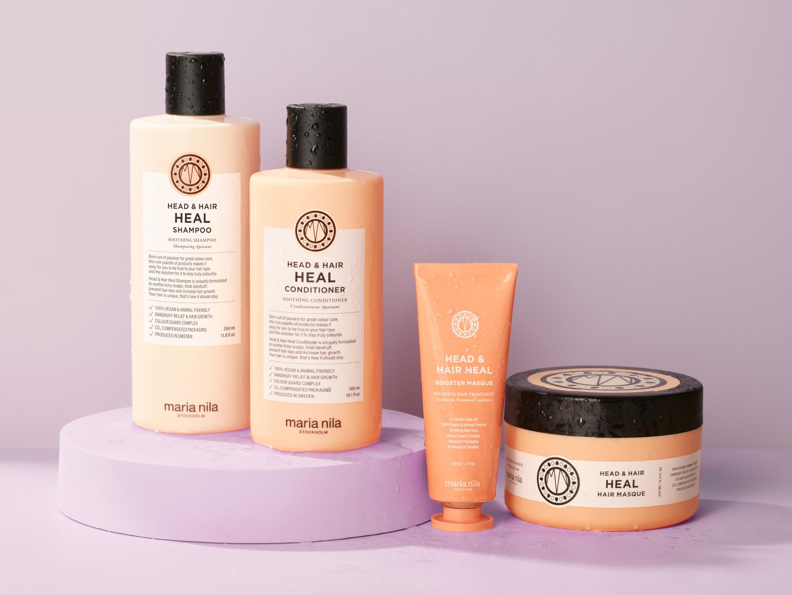 Maria Nila conditioner texture close-up highlighting lightweight hydration