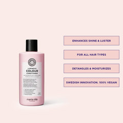 Maria Nila label detail close-up highlighting ingredients and benefits