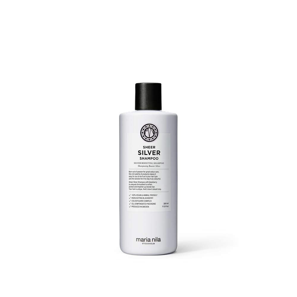 Maria Nila front bottle showing label and cooling violet tone benefit
