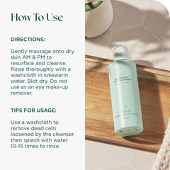 Marini SkinSolutions cleanser on bathroom counter next to towel showing easy daily routine benefit