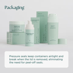 Marini SkinSolutions product label and ingredient list showing transparency and safety assurance