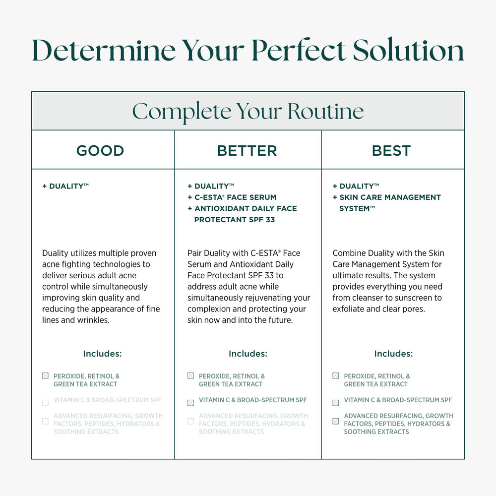 Marini SkinSolutions product in hand illustrating 1 oz size and portability