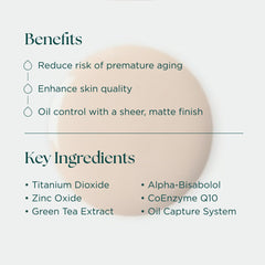 Marini SkinSolutions being applied to cheek for even coverage and oil control