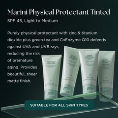 Marini SkinSolutions texture swatch showing lightweight matte finish